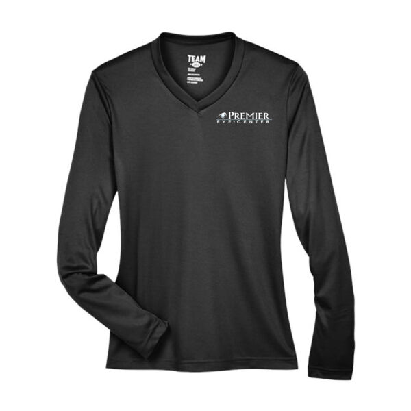 Team365 Women's Zone Perfomance Long Sleeve T-Shirt - Printed Logo Thumbnail
