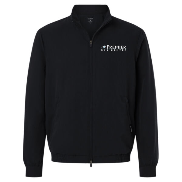 Jaanuu Men's Wolfe Everyday Full-Zip 6-Pocket Scrub Jacket - Embroidered Logo Thumbnail