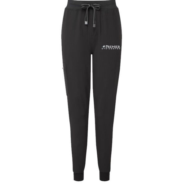 Onna Women's Energized Stretch Jogger Scrub Pants - Printed Logo Thumbnail