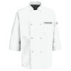 Eight Pearl Button Chef Coat with Thermometer Pocket Thumbnail